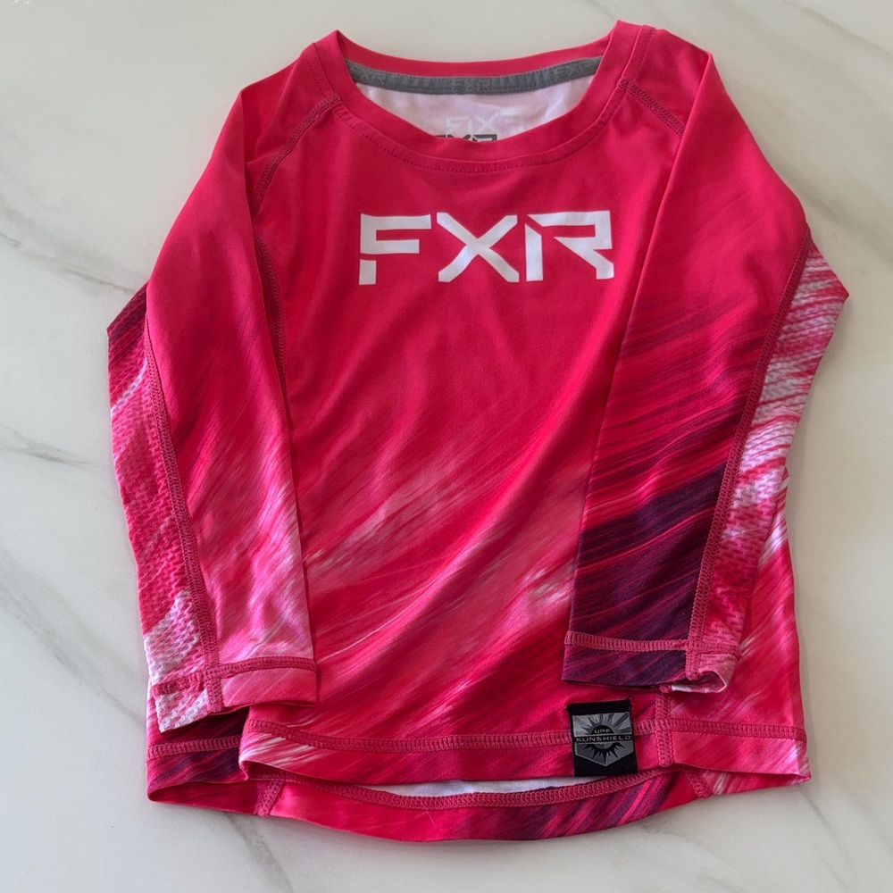 FXR Kids Long Sleeve Pink Tee